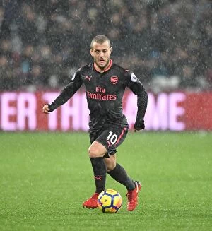 West Ham United v Arsenal 2017-18 Collection: Jack Wilshere: A Former Gunner's Return to the Emirates - West Ham United vs Arsenal