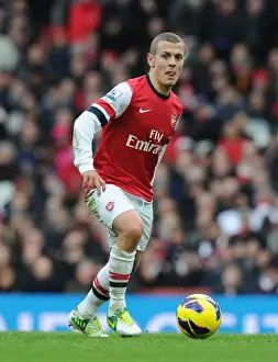 Jack Wilshere: Midfield Mastermind in Action for Arsenal vs. Queens Park Rangers, 2012-13