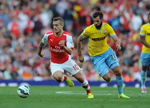 Jack Wilshere Outmaneuvers Joe Ledley: Arsenal vs Crystal Palace, Premier League 2014/15