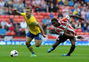 Jack Wilshere Outmaneuvers Modibo Diakite: Sunderland vs. Arsenal, Premier League 2013-14