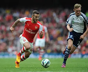 Jack Wilshere Outsmarts Darren Fletcher: Arsenal vs. West Brom, 2014/15 Premier League