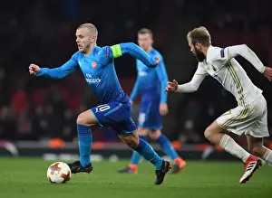 Jack Wilshere Overpowers Curtis Edwards: Arsenal vs Östersunds FK, UEFA Europa League