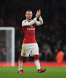 Arsenal V Liverpool 2017-18 Prints: Jack Wilshere: Post-Match Moment at Arsenal vs Liverpool (2017-18)