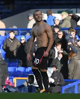 Everton V Arsenal 2017-18 Prints: Jack Wilshere: Post-Match Reflections at Goodison Park (Everton vs Arsenal, 2017-18)