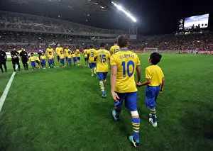 Uwara Red Diamonds V Arsenal 2013-14 Prints: Jack Wilshere Pre-Season Training with Arsenal at Urawa Red Diamonds, Japan (2013)