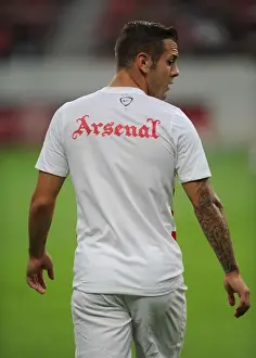 Nagoya Grampus V Arsenal 2013-14 Prints: Jack Wilshere Pre-Season Training: Arsenal vs Nagoya Grampus, Japan 2013