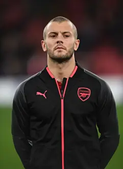 Arsenal V BATE Borisov 2017-18 Prints: Jack Wilshere Readies for Arsenal's Europa League Clash Against BATE Borisov