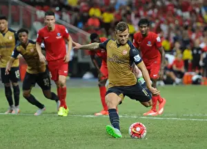 Jack Wilshere Scores Arsenal's Second Goal at 2015 Barclays Asia Trophy in Singapore
