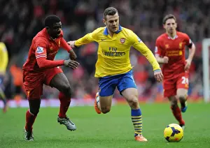Jack Wilshere Surges Past Kolo Toure: Liverpool vs Arsenal, Premier League 2013-14