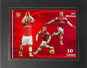Images Dated 10th September 2013: Jack Wilshere Triple Image Photograph in Strut Mount
