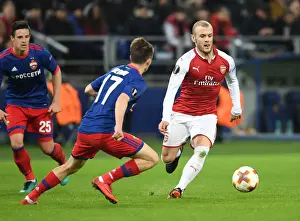 CSKA Moscow V Arsenal 2017-18 Prints: Jack Wilshere vs. Aleksandr Golovin: Europa League Showdown