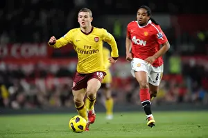 Jack Wilshere vs Anderson: Manchester United vs Arsenal, 13/12/10, Barclays Premier League, Old Trafford