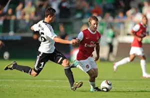 Legia Warsaw V Arsenal 2010-11 Prints: Jack Wilshere vs. Ariel Borysiuk: Arsenal's Victory Over Legia Warsaw (7/8/2010)