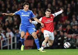 Jack Wilshere vs Cesar Azpilicueta: Battle at the Emirates - Arsenal v Chelsea, Capital One Cup 2013-14
