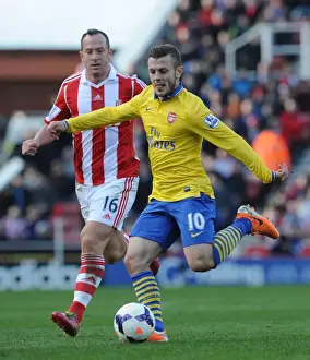Jack Wilshere vs. Charlie Adam: Clash of Midfield Titans - Stoke City vs. Arsenal, Premier League, 2014