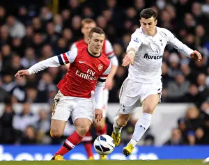 Tottenham Hotspur V Arsenal 2012-13 Prints: Jack Wilshere vs. Gareth Bale: Battle at White Hart Lane (Tottenham Hotspur v Arsenal)