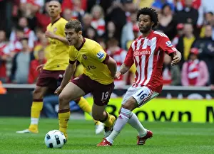 Jack Wilshere vs Jermaine Pennant: Stoke City's Triumph Over Arsenal in the Premier League (8/5/2011)