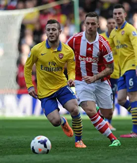 Jack Wilshere vs Marko Arnautovic: Battle in the Midfield - Stoke City vs Arsenal, Premier League 2013-14