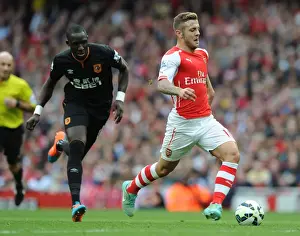 Arsenal V Hull City 2014-15 Prints: Jack Wilshere's Agile Moves: Arsenal's Midfield Masterclass Over Mohamed Diame (Arsenal vs Hull City)