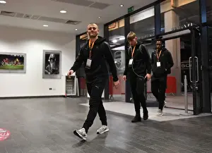 Arsenal V Östersunds FK 2017-18 Prints: Jack Wilshere's Arrival at Emirates Stadium: Arsenal vs Östersunds FK