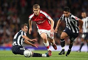 Wilshere Jack Collection: Jack Wilshere's Brace: Arsenal's 2-0 Carling Cup Victory Over West Brom