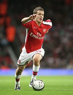Wilshere Jack Collection: Jack Wilshere's Debut: Arsenal's Impressive 6-0 Victory Over Sheffield United in the Carling Cup