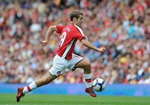 Wilshere Jack Collection: Jack Wilshere's Debut: Arsenal's Triumph over Rangers in the Emirates Cup, 2009