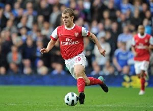 Images Dated 3rd October 2010: Jack Wilshere's Determined Performance Amidst Chelsea's 2-0 Victory over Arsenal