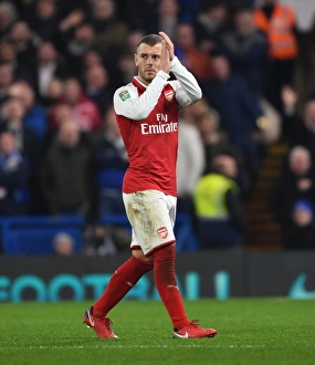 Chelsea V Arsenal - Carabao Cup 1/2 Final 1st Leg 2017-18 Prints: Jack Wilshere's Devastating Injury: Arsenal's Carabao Cup Semi-Final Nightmare vs Chelsea