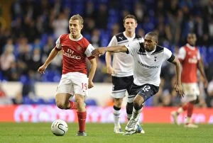 Images Dated 21st September 2010: Jack Wilshere's Dominance: Arsenal's 4-1 Victory Over Tottenham's Wilson Palacios (Carling Cup)