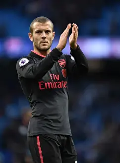 Manchester City V Arsenal 2017-18 Prints: Jack Wilshere's Emotional Salute to Arsenal Fans: Manchester City vs Arsenal