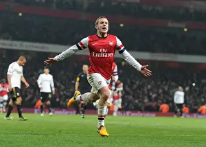 Arsenal V Swansea - FA Cup 3rd Rd Replay 2012-13 Prints: Jack Wilshere's FA Cup Goal: Arsenal's Victory over Swansea City (2012-13)