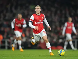Arsenal V Swansea - FA Cup 3rd Rd Replay 2012-13 Prints: Jack Wilshere's Game-Winning Goal: Arsenal's FA Cup Victory Over Swansea City (1-0)