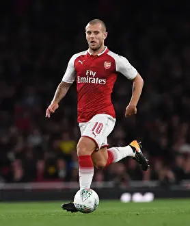 Arsenal V Doncaster Rovers - Carabao Cup 2017-18 Prints: Jack Wilshere's Goal: Arsenal Advances in Carabao Cup with 1-0 Win over Doncaster