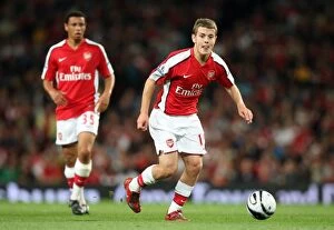 Wilshere Jack Collection: Jack Wilshere's Shining Debut: Arsenal's 2-0 Carling Cup Triumph over West Bromwich Albion