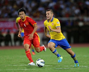 Vietnam V Arsenal 2013-14 Prints: Jack Wilshere's Skill on Full Display: Vietnam vs Arsenal, 2013