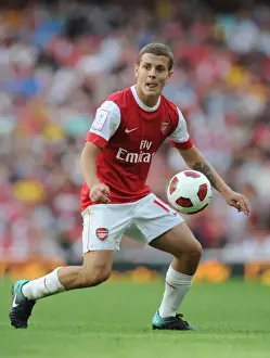 Arsenal V AC Milan 2010-11 Prints: Jack Wilshere's Standout Performance: Arsenal vs AC Milan