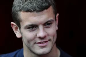 Arsenal v Liverpool 2011-2012 Collection: Jack Wilshere's Struggle: Arsenal 0:2 Liverpool, Barclays Premier League (2011)