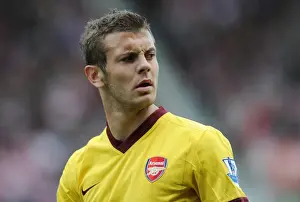 Stoke City V Arsenal 2010-11 Prints: Jack Wilshere's Struggle: Stoke City's Triumph over Arsenal (2011)