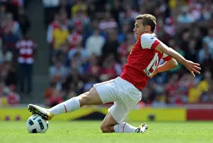 Arsenal V Manchester United 2010-2011 Prints: Jack Wilshere's Stunner: Arsenal's 1-0 Victory Over Manchester United in the Barclays Premier League (2011)