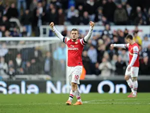 Newcastle United V Arsenal 2013-14 Prints: Jack Wilshere's Triumph: Arsenal's Victory over Newcastle United (2013-14)