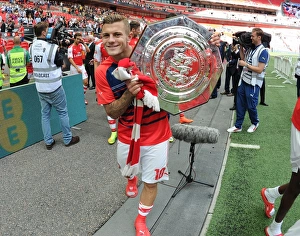 Jack Wilshere's Triumphant Moment: Arsenal vs Manchester City - FA Community Shield 2014/15