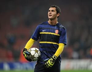 Images Dated 24th October 2012: James Shea: Arsenal's Loss in UEFA Champions League Group B Against Schalke 04 (2012-13)