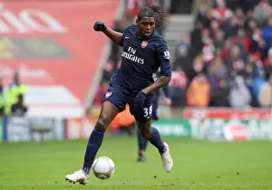 Jay Emmanuel-Thomas (Arsenal). Stoke City 3: 1 Arsenal. FA Cup 4th Round