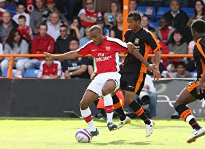 Barnet V Arsenal 2008-09 Prints: Jay Simpson (Arsenal) Kenny Gillet (Barnet)