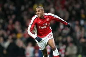 Images Dated 11th November 2008: Jay Simpson celebrates scoring his and Arsenals 1st goal