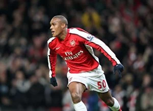Images Dated 11th November 2008: Jay Simpson celebrates scoring his and Arsenals 1st goal