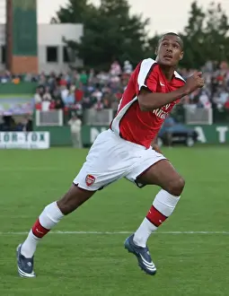 Jay Simpson vs Szombathely: Arsenal's Young Striker in Action