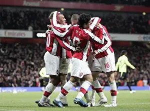 Arsenal V Wigan Carling Cup 2008-9 Prints: Jay Simpson's Brace: Arsenal's Dominant 3-0 Win Over Wigan Athletic in Carling Cup