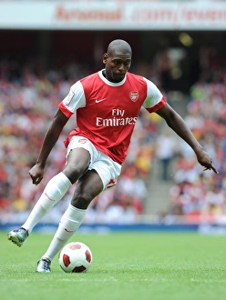 Arsenal v Celtic 2010-11 Collection: Jay Thomas (Arsenal). Arsenal 3: 2 Celtic. Emirates Cup, pre season. Emirates Stadium